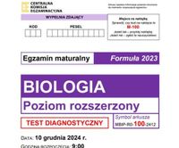 Matura 2025 biologia rozszerzona - ARKUSZ CKE, ODPOWIEDZI, ZADANIA, DO POBRANIA [9.05.2025]