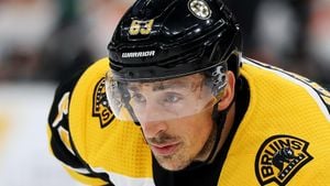 Brad Marchand Out With Upper-Body Injury