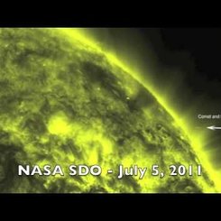 Güneş'te Kuyruklu Yıldız ve CME