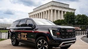 ICE Unveils Trump Branded Fleet In D.C. Recruitment Push
