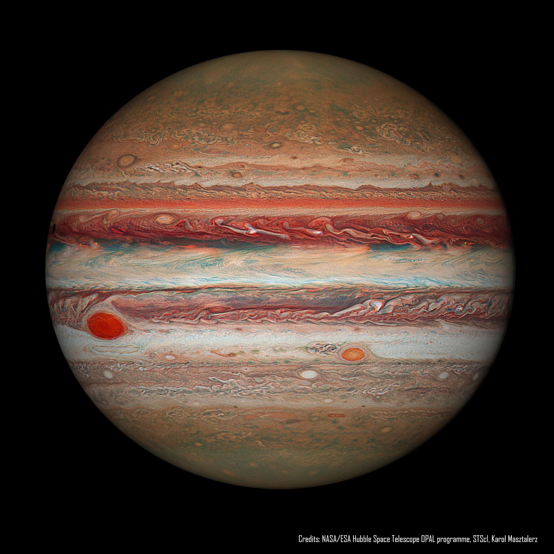  Hubble's Jupiter and the Shrinking Great Red Spot 