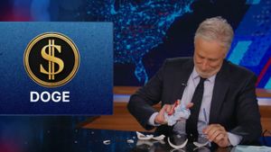 Jon Stewart Smashes Mug And Cuts Hand On The Daily Show