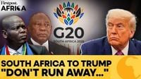 South Africa Responds To Trump's G20 Summit Boycott | Firstpost Africa