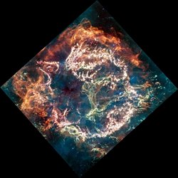 Cassiopeia A Süpernova Kalıntısının Yeni NASA Webb Görüntüleri Astronomları Şaşırttı