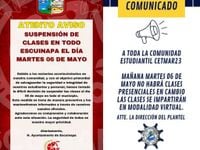 Suspenden clases en Escuinapa debido a la violencia