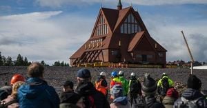 Sweden Moves Historic Kiruna Church To Save It