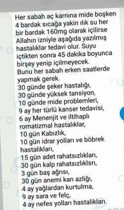 Sıcağa yakın ılık su ile birçok hastalık tedavi edilebilir mi?