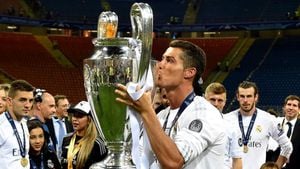 Real Madrid Battles Atlético Madrid In Champions League Clash