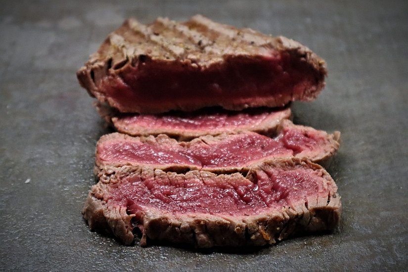 Orta- az pişmiş et.