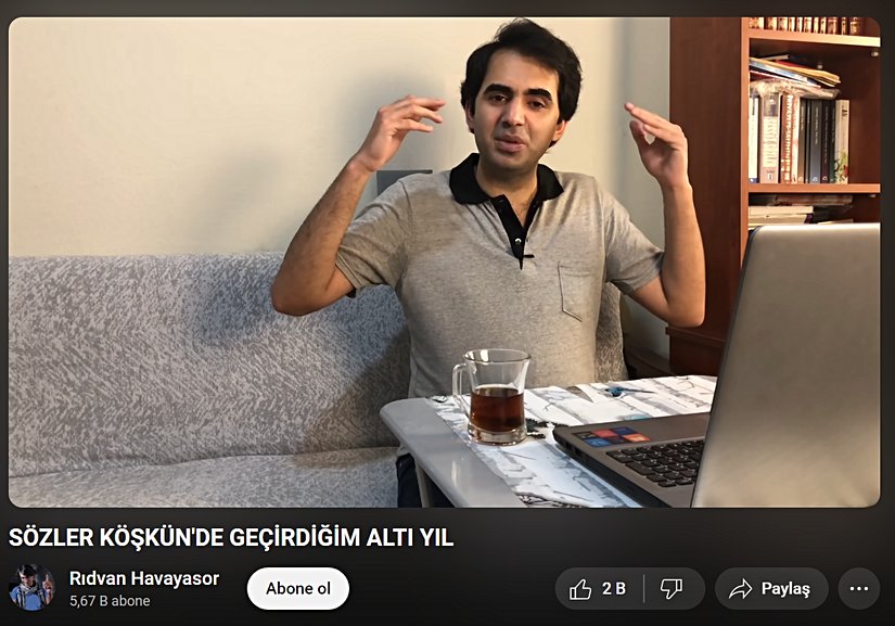 Rıdvan Havayasor 4 yıl önce attığı videoda bazı suçlamalarda bulunmuştu