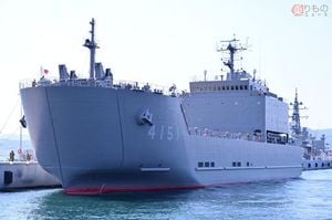 Japan Strengthens Defense With New Transport Ship Nihonbare