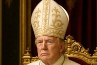 Trump posts image of himself as pope on Truth Social. Critics erupt