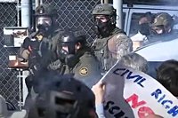 Protesters, ICE agents clash at immigrant processing site near Chicago - UPI.com