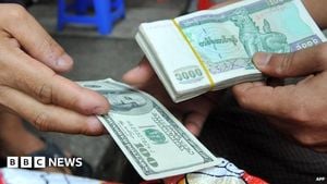 Dollar Exchange Rate Falls Below 85 Rubles