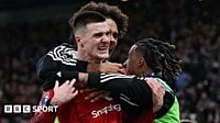Man Utd beat Fulham thanks to Benjamin Sesko's injury-time winner