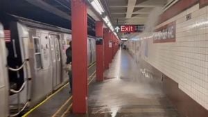 Storms Soak Northeast Causing Flooding And Travel Chaos
