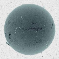 Black Sun and Inverted Starfield