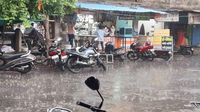 मौसम का बदला मिजाज, भीलवाड़ा शहर में हुई मूसलाधार बारिश