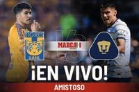 Tigres vs Pumas hoy EN VIVO Online. Partido amistoso Liga MX 2025 | Marca