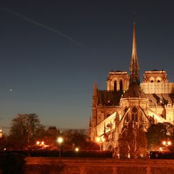 Mercury and Venus Over Paris