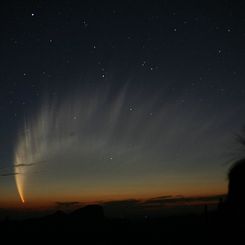 The Magnificent Tail of Comet McNaught