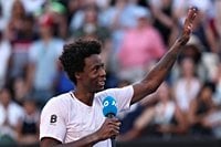 ‘Legend’ Gael Monfils waves emotional farewell to Australian Open