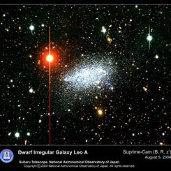 Leo A: Nearby Dwarf Irregular Galaxy