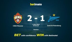 Zenit St. Petersburg Edges CSKA Moscow After Thrilling Winter Cup 2-2 Draw