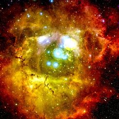 In the Center of the Rosette Nebula