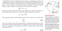 Serway Physics kitabından bir bölümde yüklü parçacığın hareketi nasıl Newton fiziği ile izah edilebiliyor?
Veya buradaki olay basite indirgeme mi?