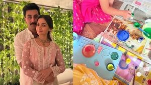 Alia Bhatt And Ranbir Kapoor Shine In Festive Diwali