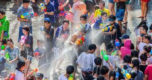 Thailand Celebrates Songkran Festival With Joyful Water Fights