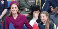 Princess Kate Is Exquisite in a Magenta Coatdress to Mark VE Day