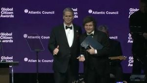 Javier Milei Honored In New York As Global Citizen