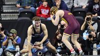 NCAA wrestling: Penn State's Mitchell Mesenbrink wins a national title over Mikey Caliendo