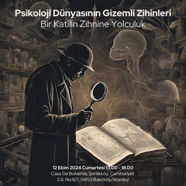 Psikoloji Dünyasının Gizemli Zihinleri: Bir Katilin Zihnine Yolculuk (Evrim Ağacı İstanbul Topluluğu)