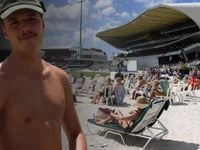 Sam Konstas is in paradise and he’s loving it