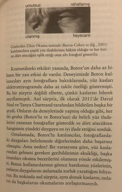 Uzun yıllar botoks yaptıran insanlar çevrelerindeki insanlarla daha mı az derin ilişki içerisine giriyor?