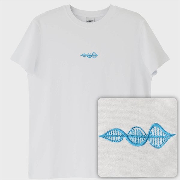 DNA: Yaşamın Özü T-Shirt (Nakış, %100 Pamuk)