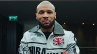 Chris Eubank Jr wears custom-made jacket featuring blood from Smith