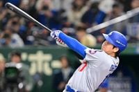 大谷翔平、開幕戦で青い旋風　「東京ドームでプレー、うれしい」（毎日新聞） - Yahoo!ニュース