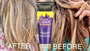 Blondes Rejoice As Experts Praise Purple Shampoo Benefits