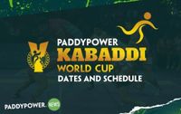 Paddy Power Kabaddi World Cup dates, groups and schedule