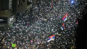 Hundreds Of Thousands Protest Corruption And Demand Change On Streets Of Belgrade