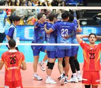 大阪Ｂが２５―１８で取り返す！　１―１で第３Ｓへ　西田有志の痛烈エースさく裂…バレーボールＳＶリーグ準決勝 - スポーツ報知