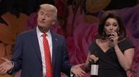 Trump Interrupts ‘SNL’ Mother’s Day Message to Talk Chicago Pope and Trade Deals as Cecily Strong Returns as Wine-Guzzling Jeanine Pirro