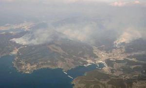 Major Wildfires Burn 2,100 Hectares Across Northern Japan