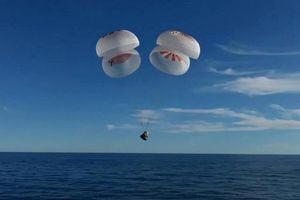 After Nine Months In Orbit, Astronauts Land Safely In Florida