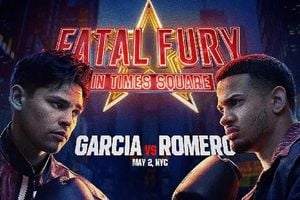 Ryan Garcia And Rolly Romero Clash In Times Square Showdown