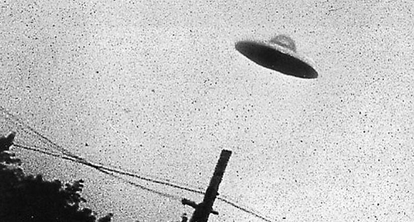 Sahte bir UFO fotoğrafı...